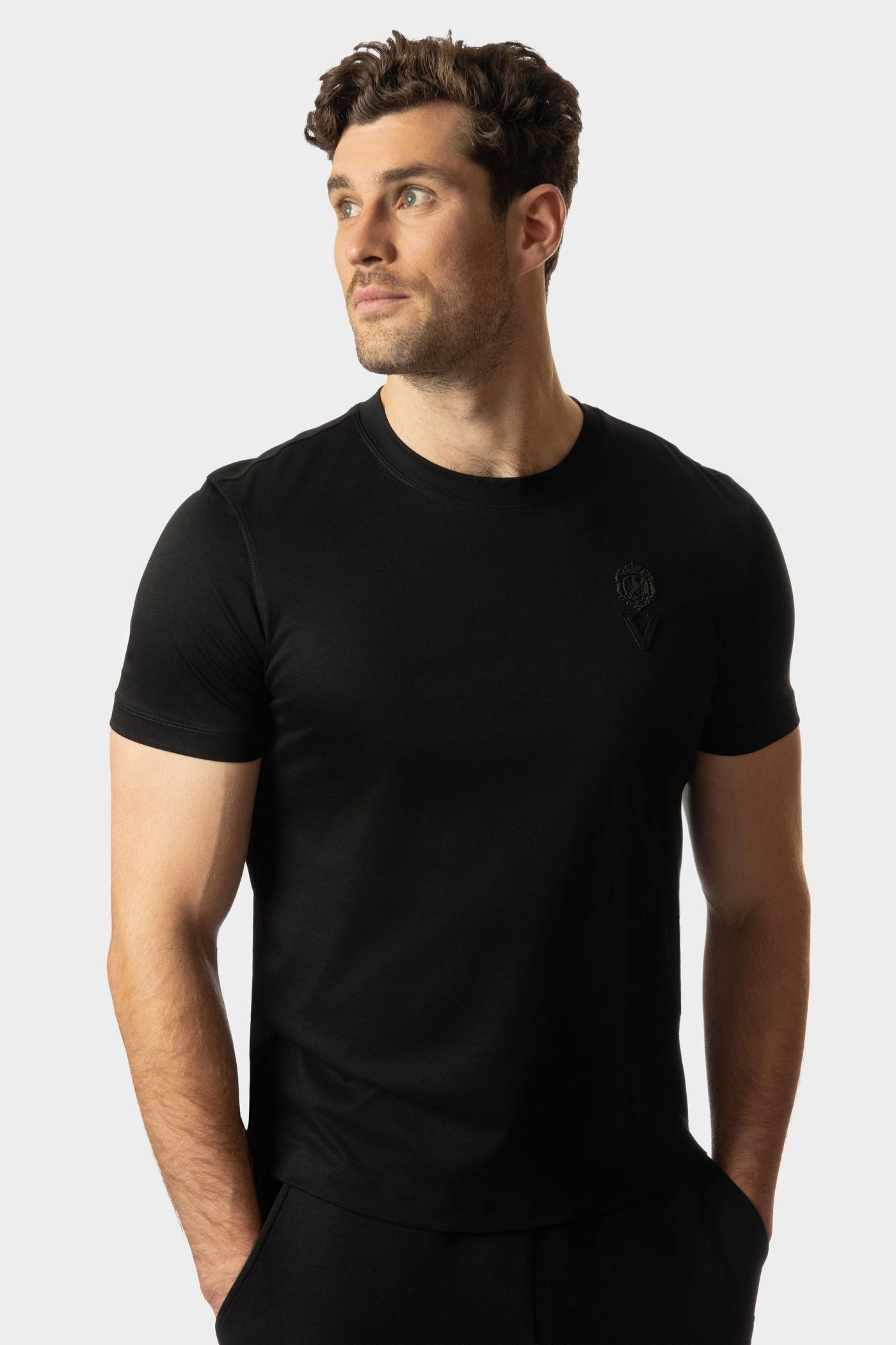 Black Crew T-Shirt, view 2